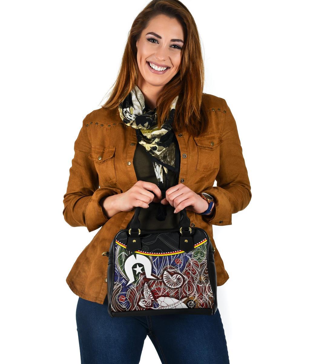 Shoulder Handbag - Aboriginal Dot In Naidoc Week Style - Vibe Hoodie