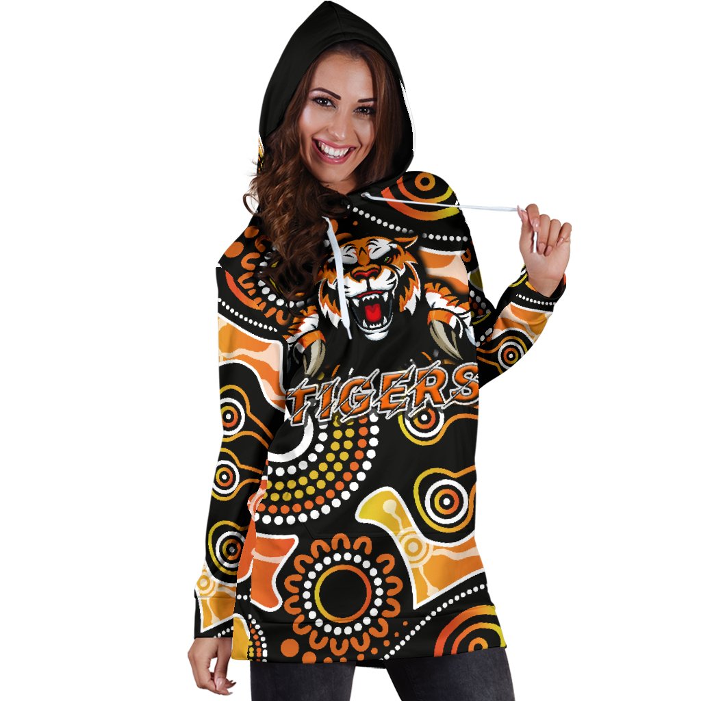 wests-women-hoodie-dress-rugby-tigers-indigenous