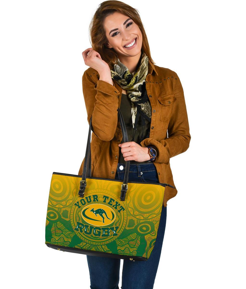 custom-aboriginal-leather-tote-bag-australia-rugby-and-coat-of-arms