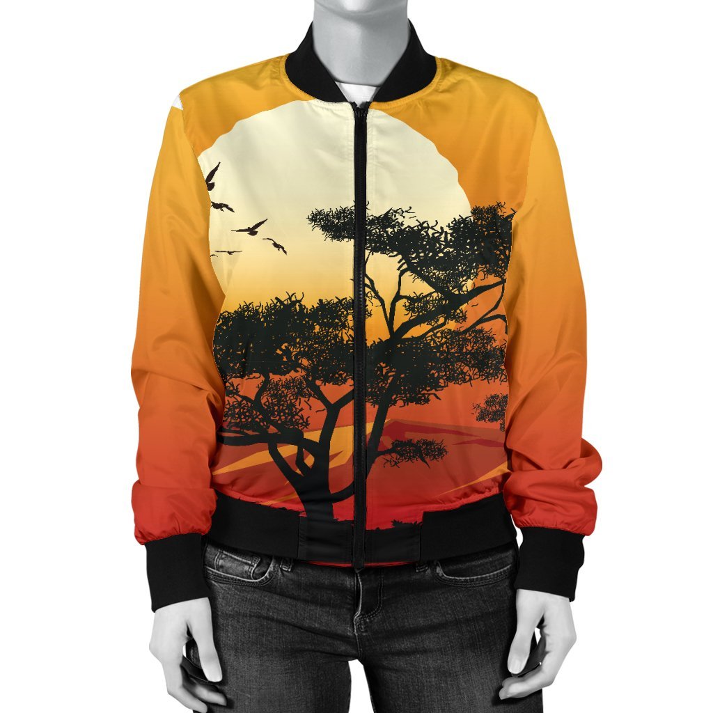 womens-bomber-jacket-sunset-and-tree-in-australia