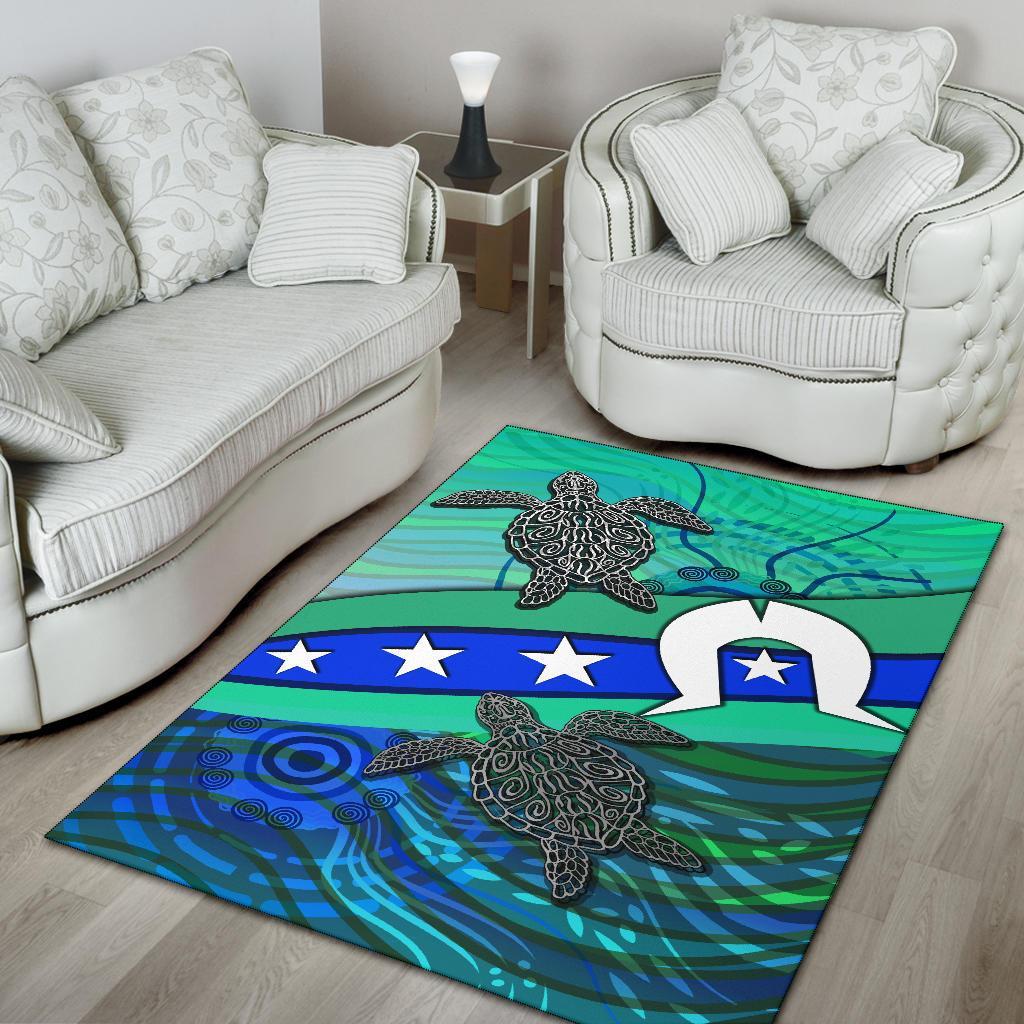 area-rug-torres-strait-flag-and-turtle