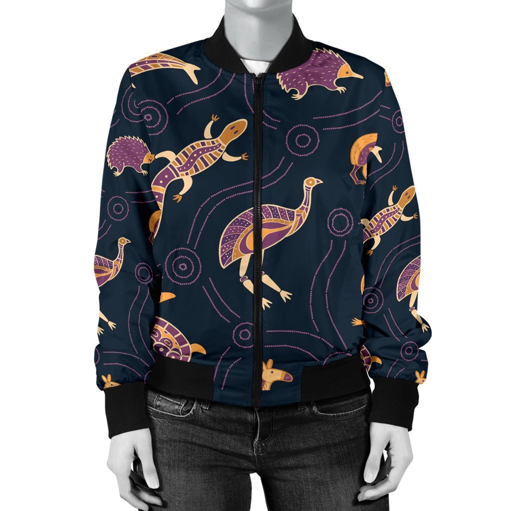 womens-bomber-jacket-indigenous-animals-patterns