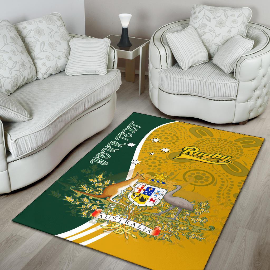 personalised-area-rug-australia-coat-of-arm-in-rugby-style