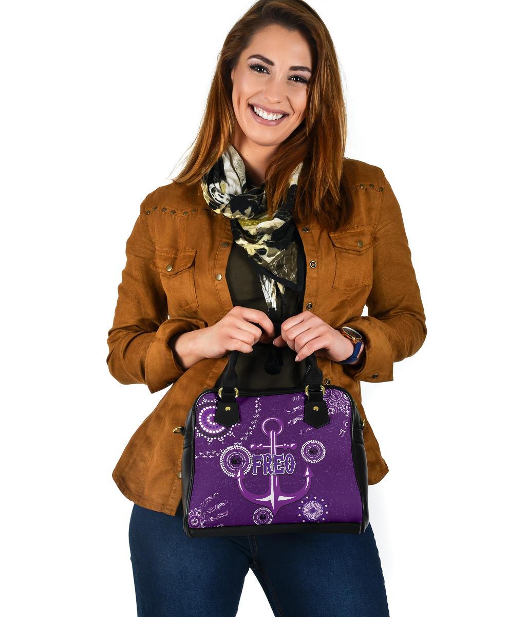 Fremantle Shoulder Handbag Indigenous Freo Country Style - Vibe Hoodie