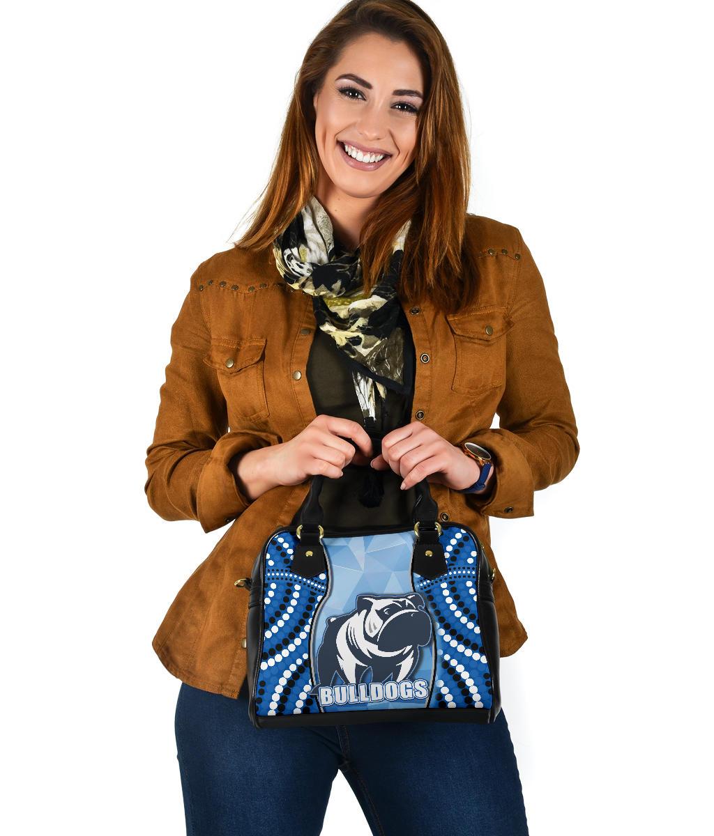 Bulldogs Shoulder Handbag Indigenous Snappy - Vibe Hoodie