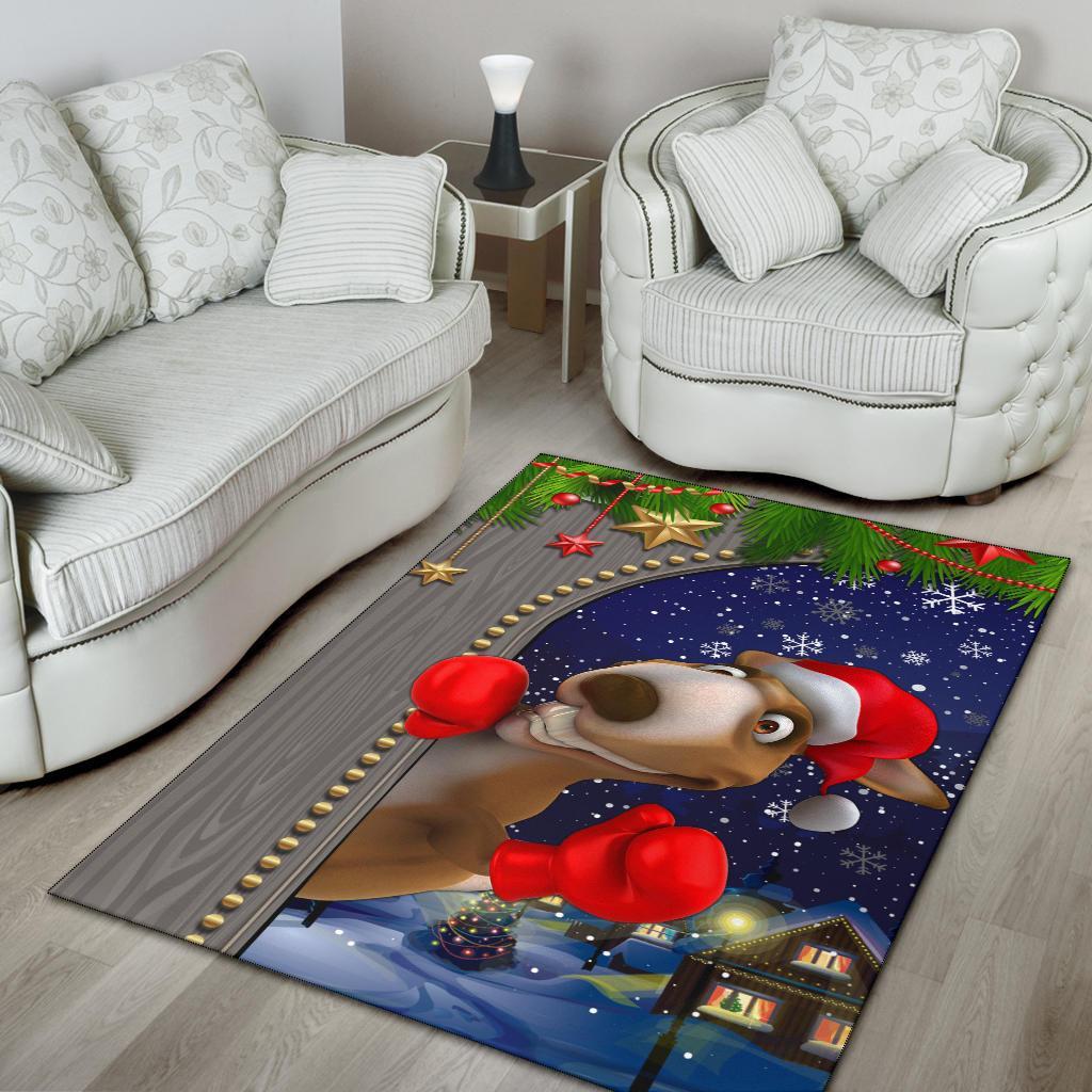 christmas-area-rug-funny-kangaroo-christmas