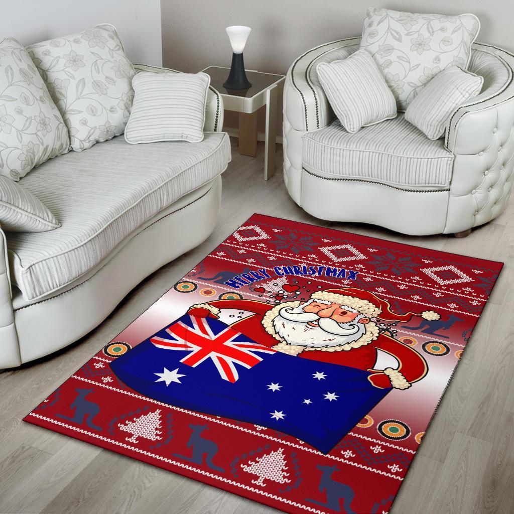 christmas-area-rug-australia-santa-claus-hold-the-flag-red