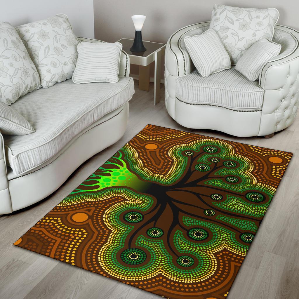 aboriginal-area-rug-tree-dot-painting-art