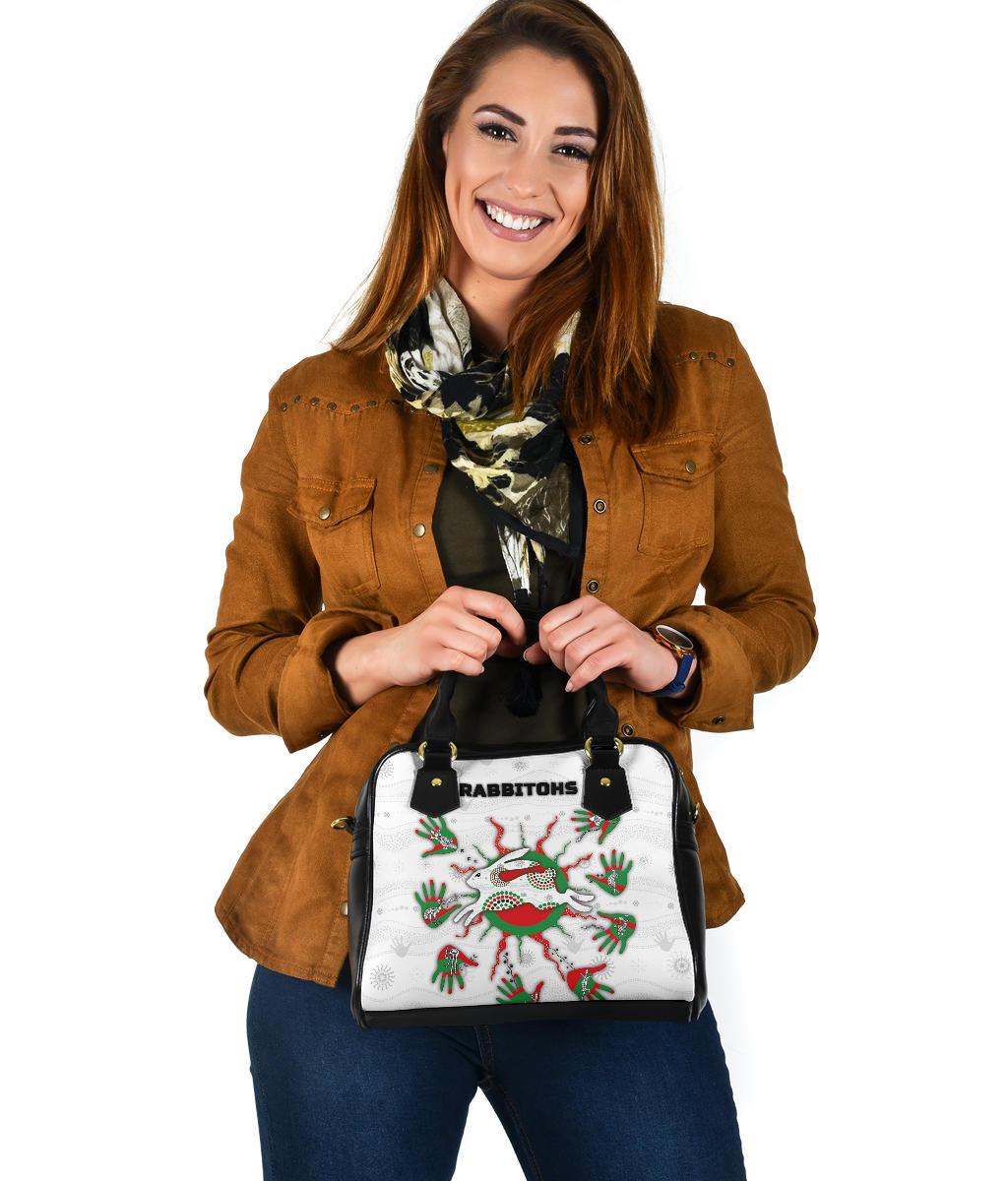 Rabbitohs Indigenous Shoulder Handbag Animals Aboriginal - Vibe Hoodie