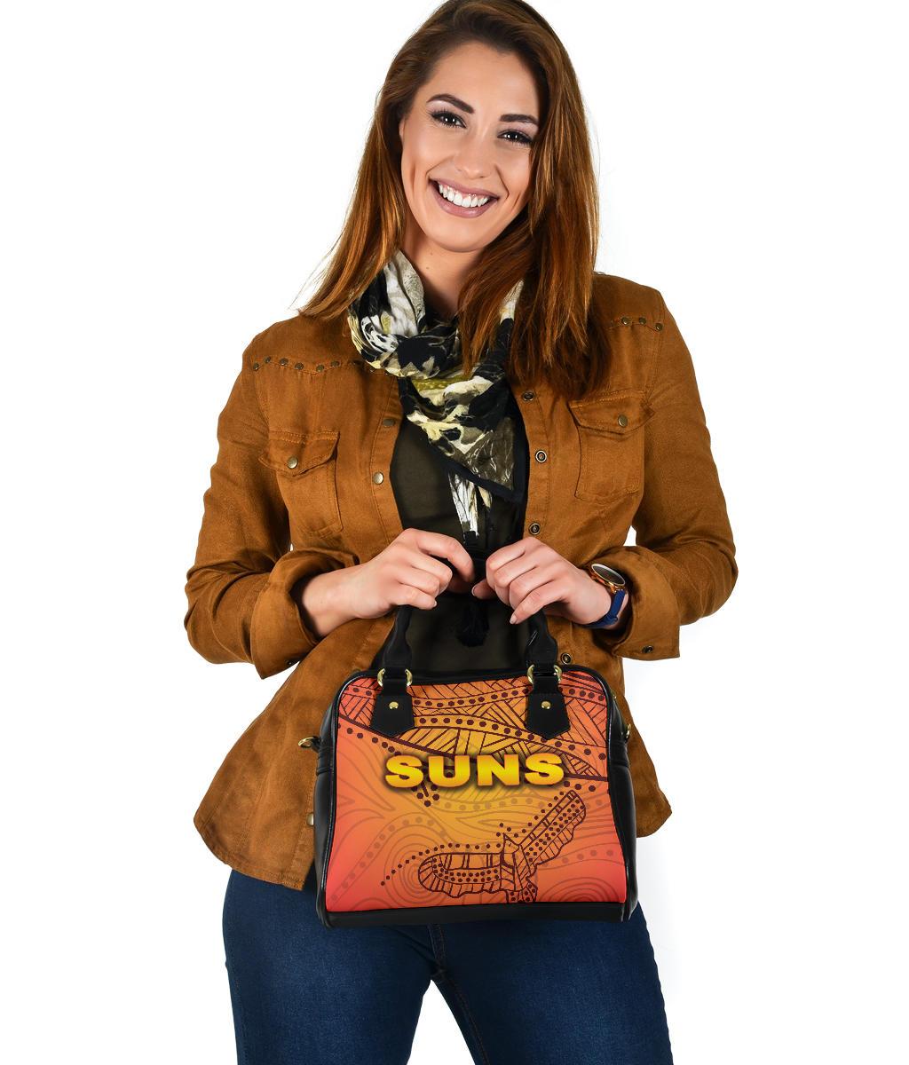 Gold Coast Shoulder Handbag Suns Simple Indigenous - Vibe Hoodie