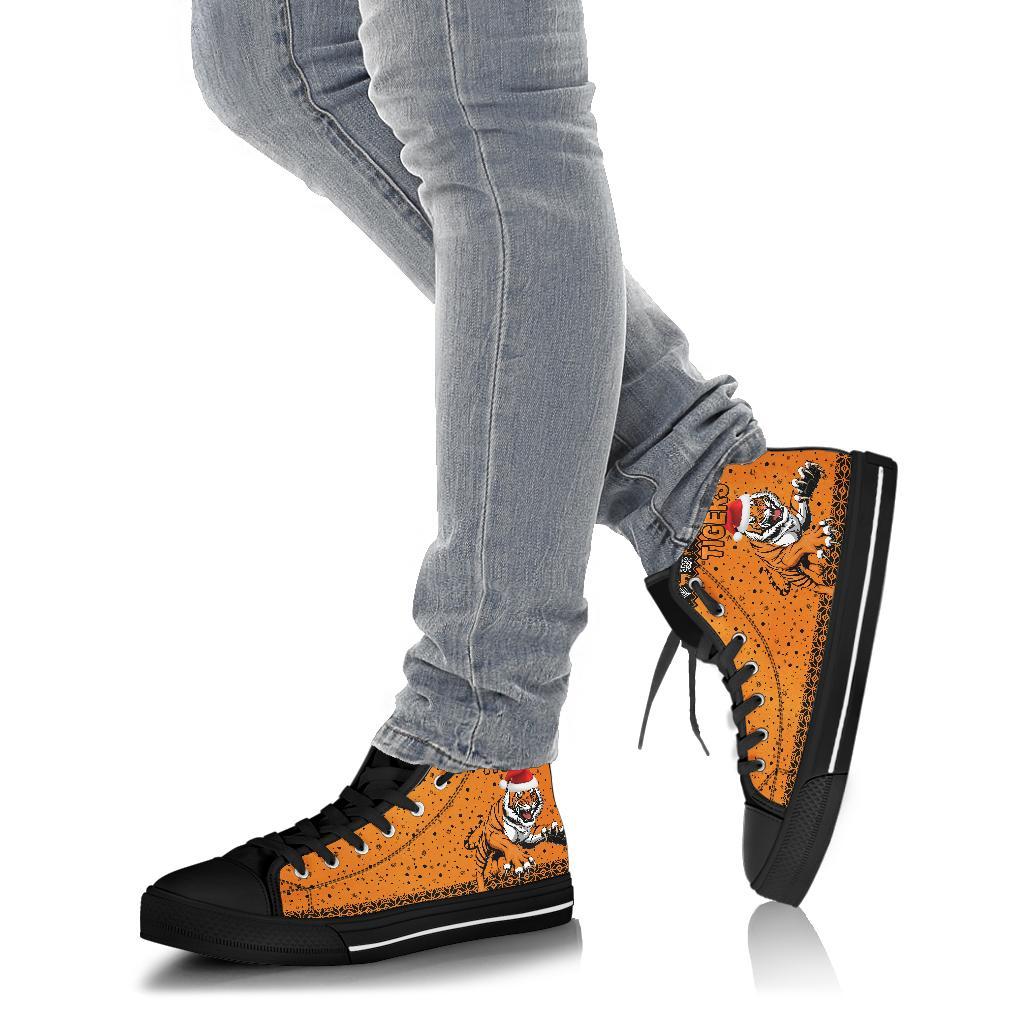 wests-christmas-high-top-shoe-tigers-unique-vibes-orange