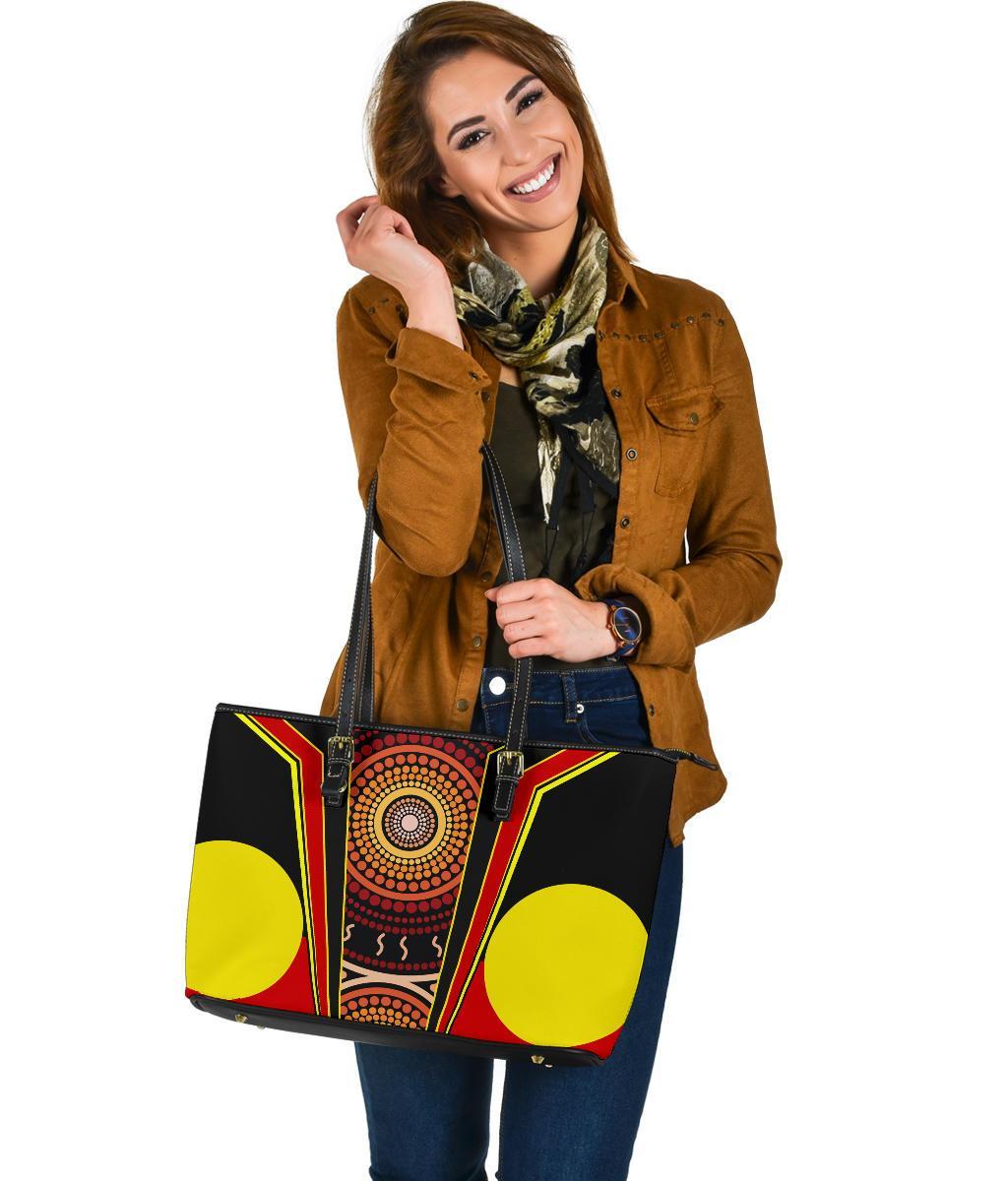 large-leather-tote-bag-aboriginal-with-dot-painting-art