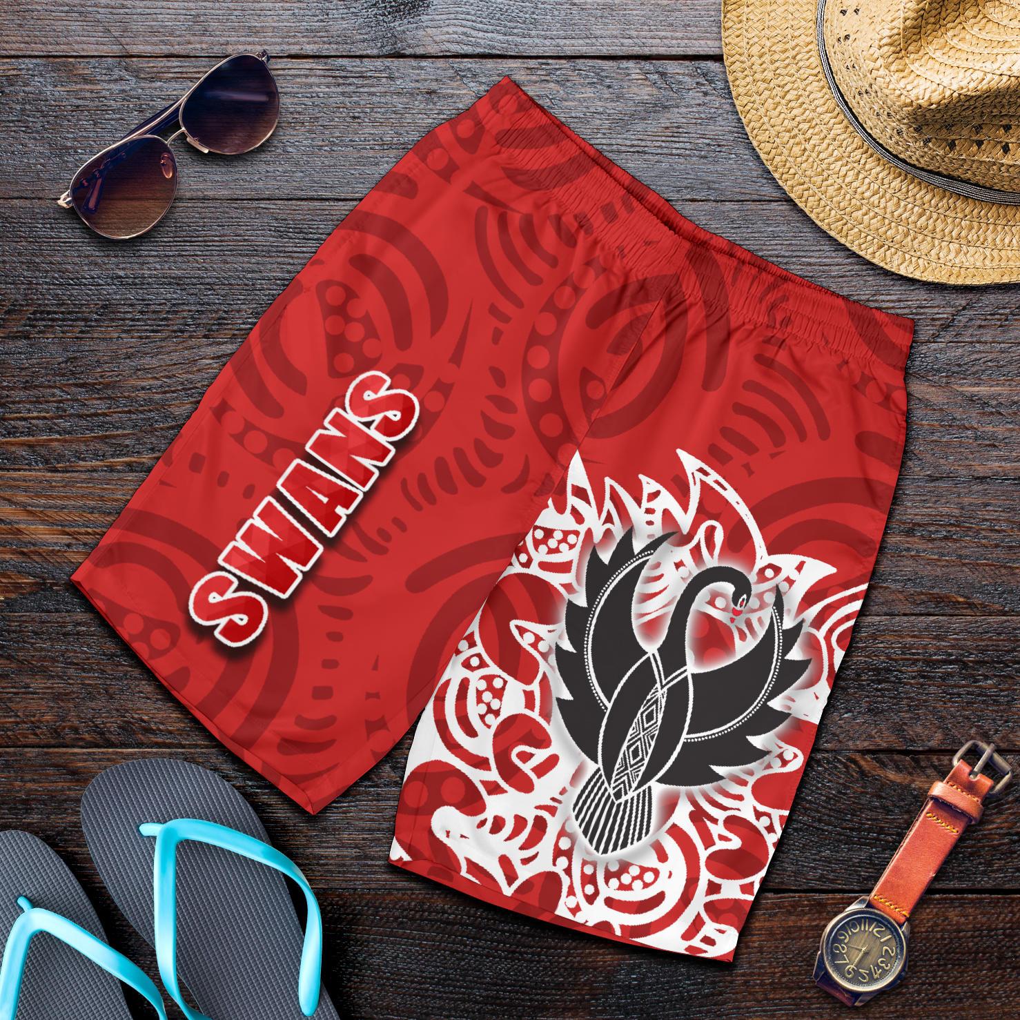 combo-polo-shirt-and-men-short-sydney-simple-indigenous-swans