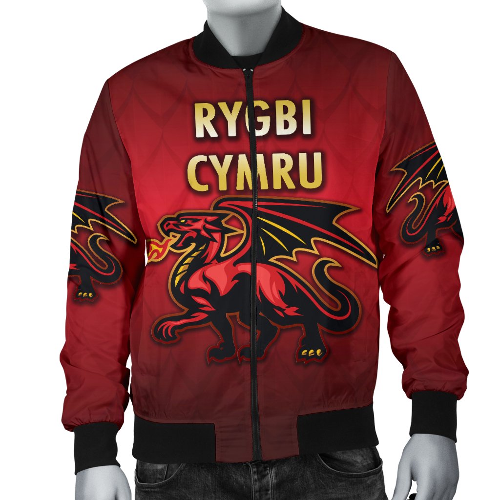 wales-rugby-mens-bomber-jacker-simple-style