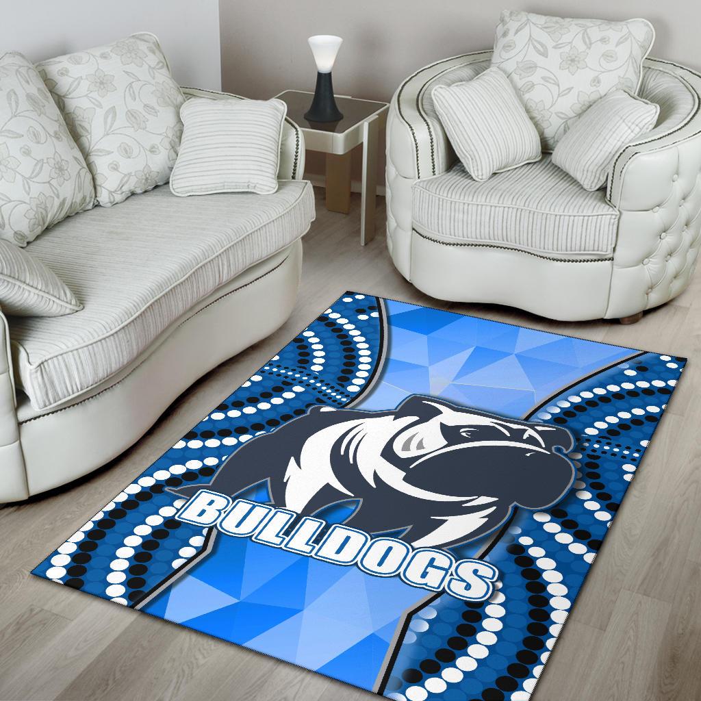 bulldogs-area-rug-indigenous-snappy