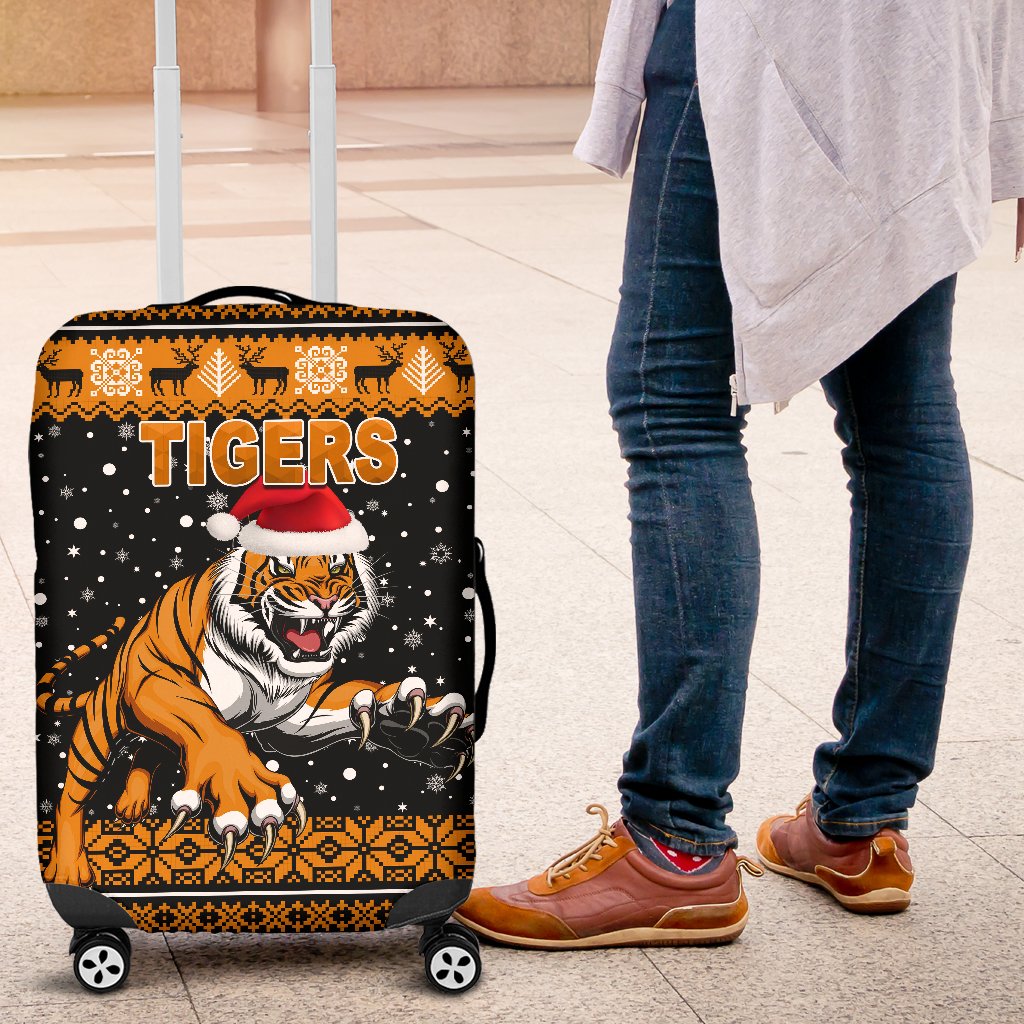 wests-christmas-luggage-covers-tigers-unique-vibes-black