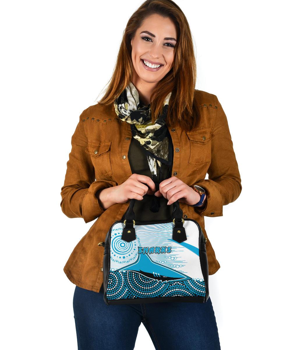 Sharks Shoulder Handbag Cronulla Indigenous Unique - Vibe Hoodie