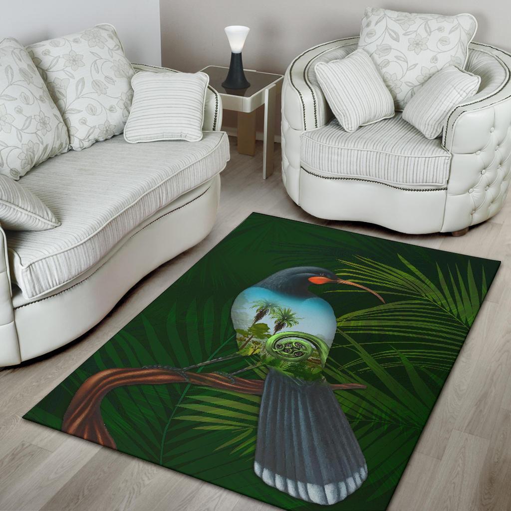 huia-bird-new-zealand-area-rug