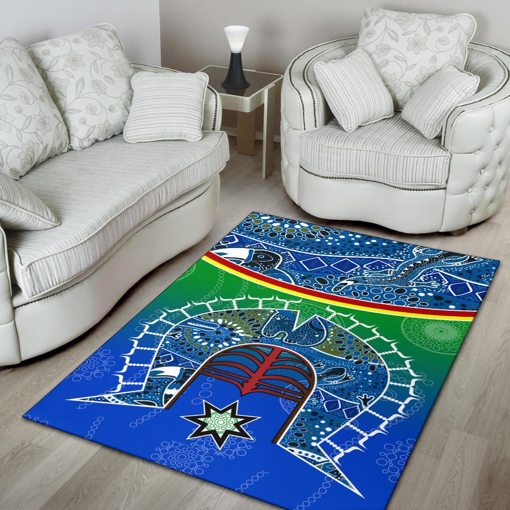 area-rug-torres-strait-symbol-with-aboriginal-patterns