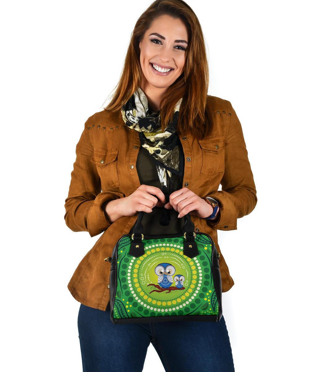 Shoulder Handbag - Indigenous Owl - Vibe Hoodie