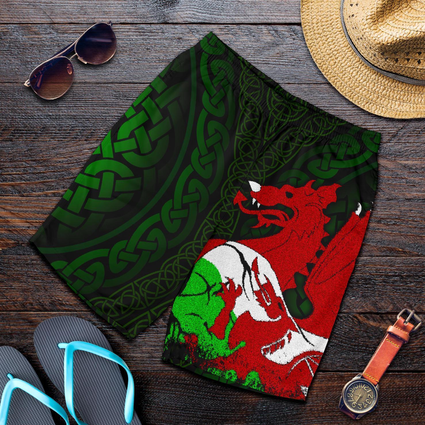 wales-mens-shorts-cymru-dragon