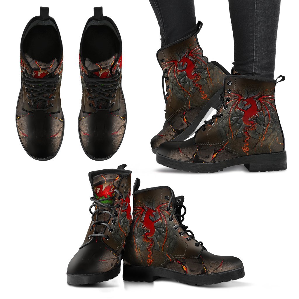 wales-leather-boots-welsh-dragon-lava