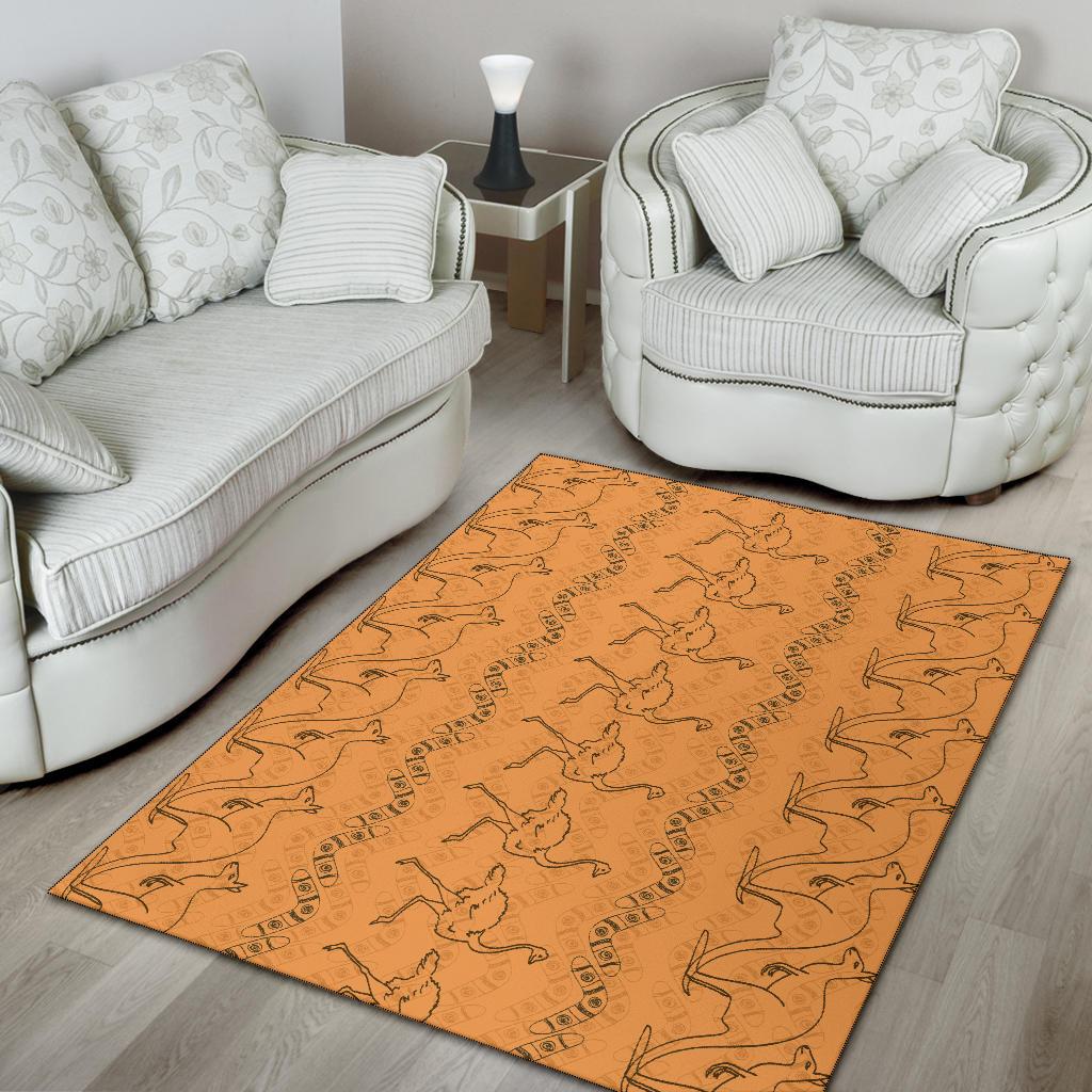 area-rug-ostrich-rug-kangaroo-with-boomerang