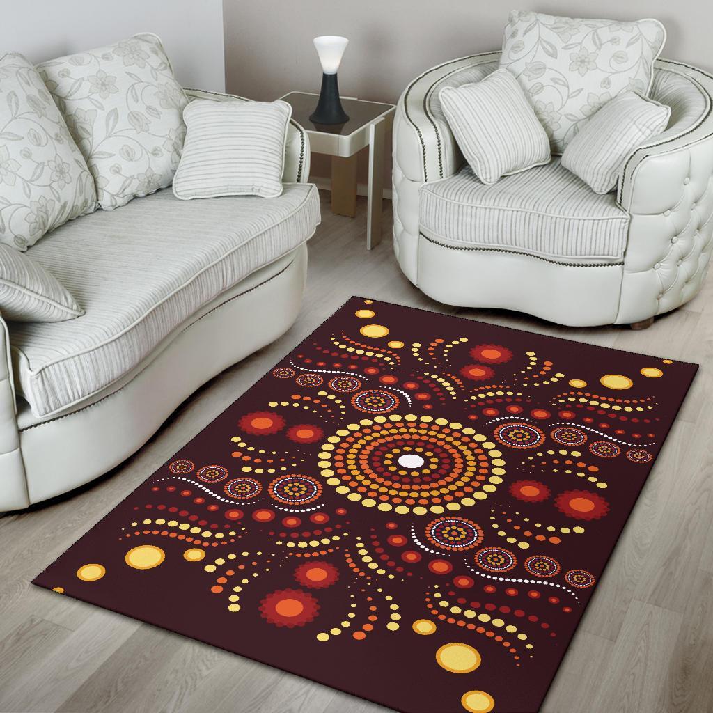 aboriginal-area-rug-indegenous-dot-painting-art