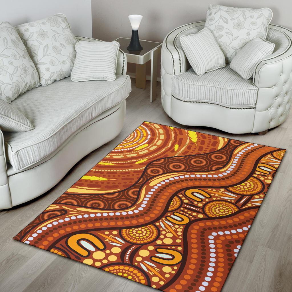 aboriginal-area-rug-landscape-and-the-sun-dot-painting-art