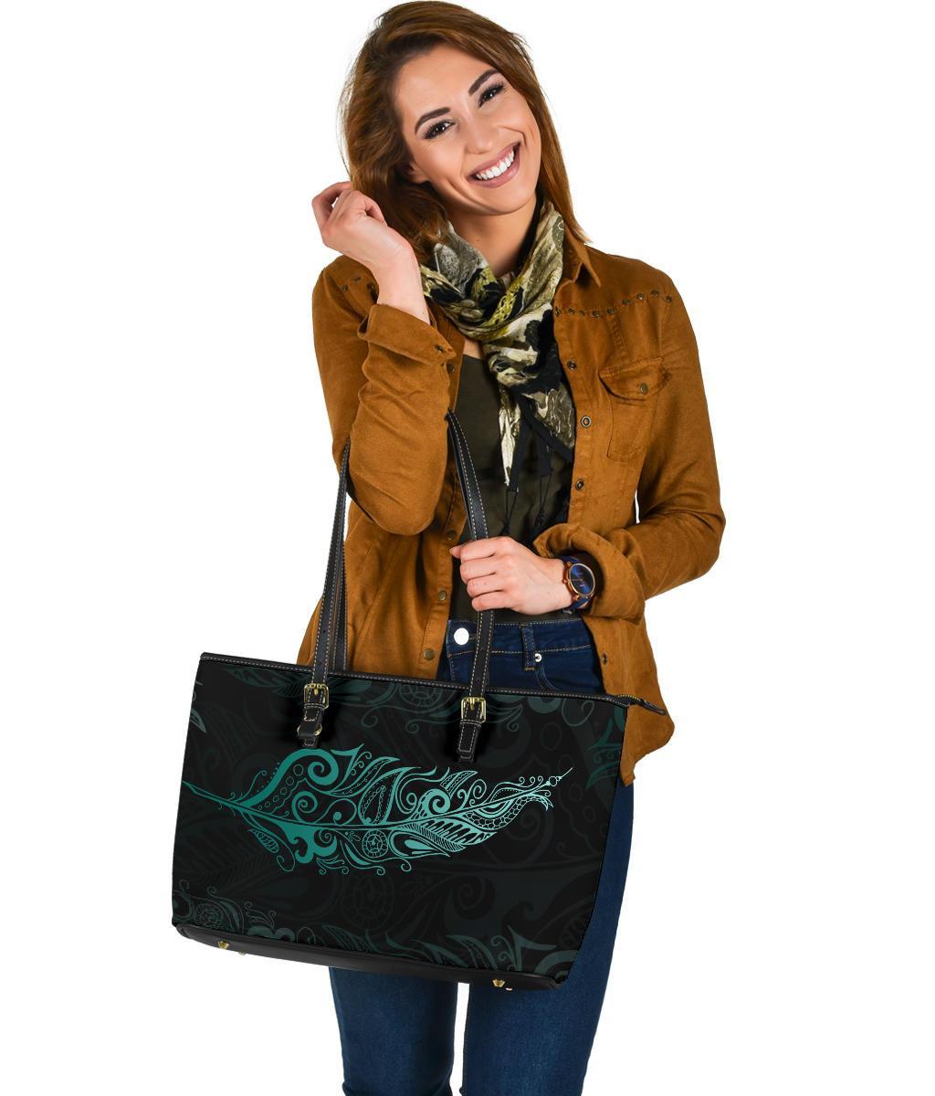 light-silver-fern-leather-tote-bag-large-turquoise