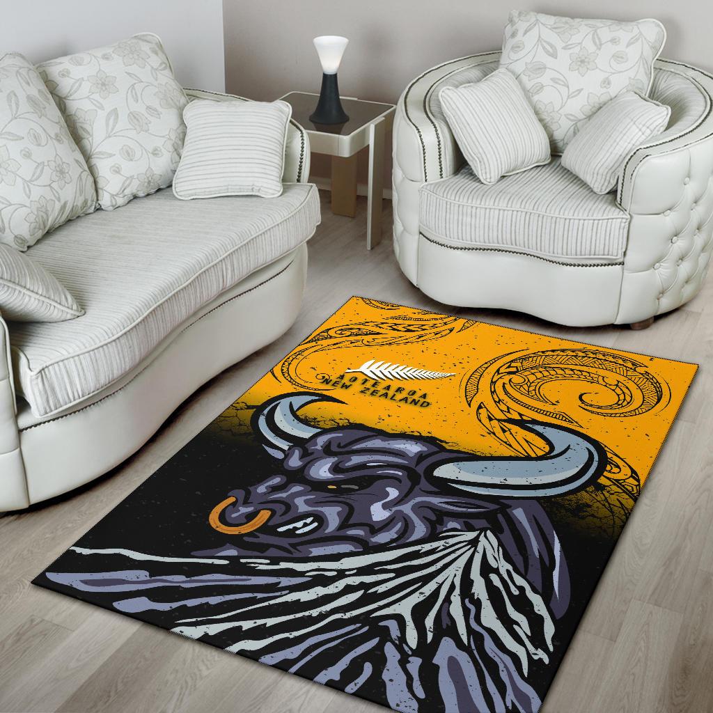 new-zealand-maori-area-rug-taranaki-bull