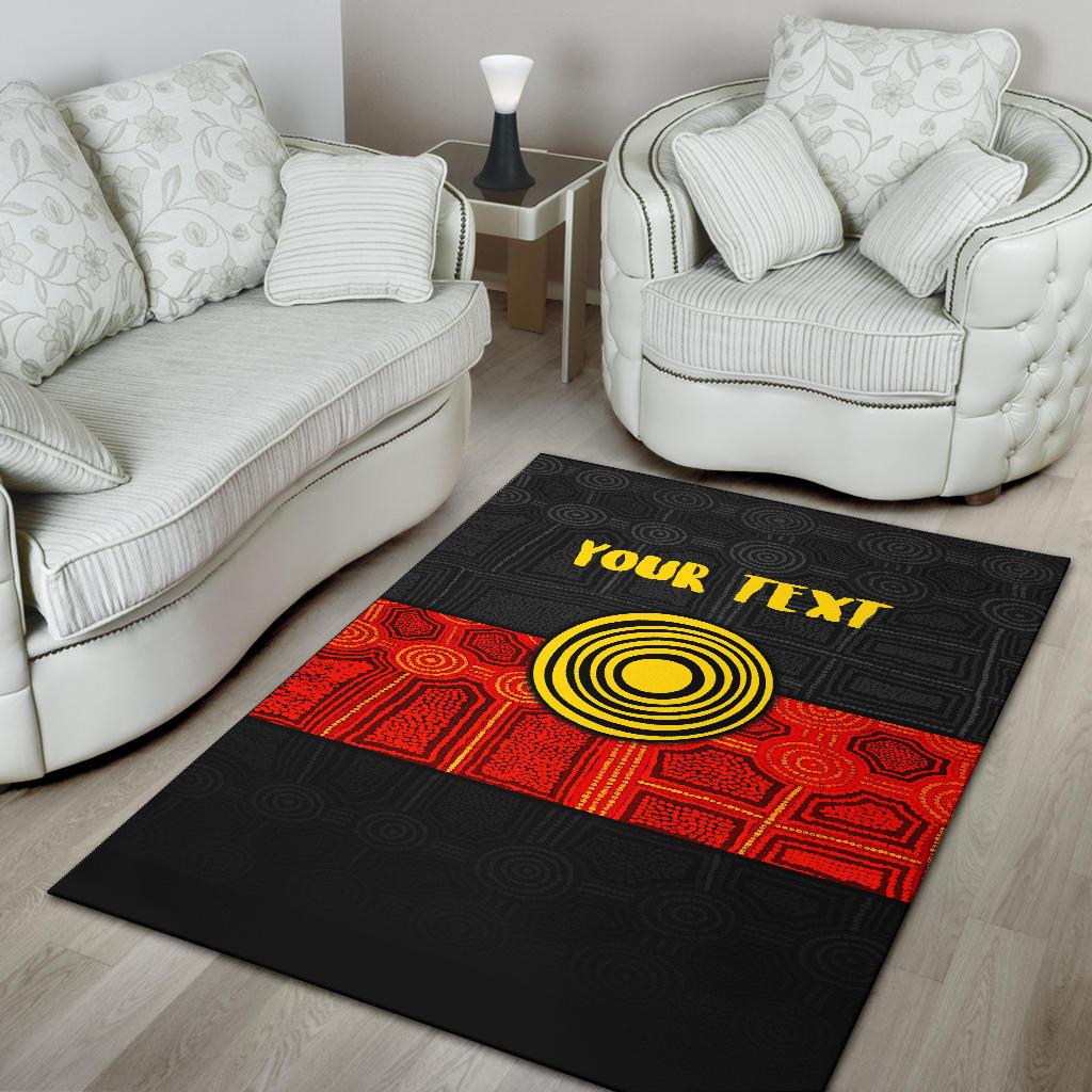 personalised-aboriginal-area-rug-aussie-indigenous-flag