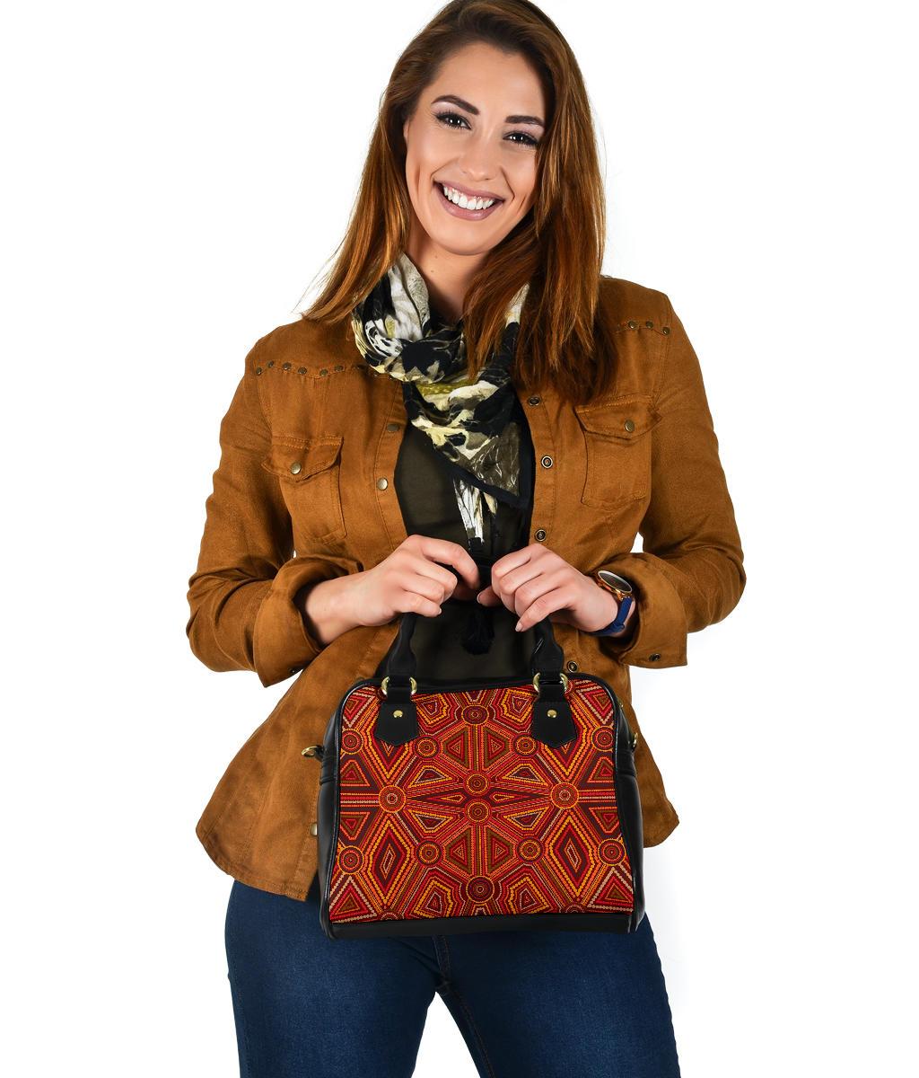 Shoulder Handbag - Indigenous Patterns Ver02 - Vibe Hoodie