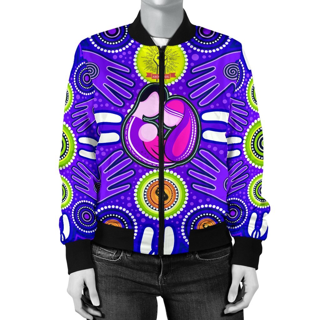 womens-bomber-jackets-aboriginal-family-with-dot-painting-art-1