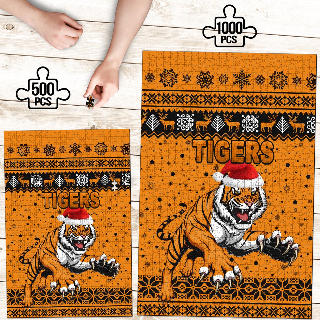 wests-christmas-premium-wood-jigsaw-puzzle-tigers-unique-vibes-orange