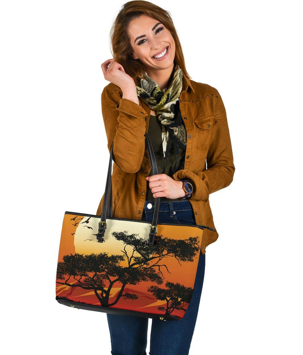 large-leather-tote-bag-sunset-and-tree-in-australia