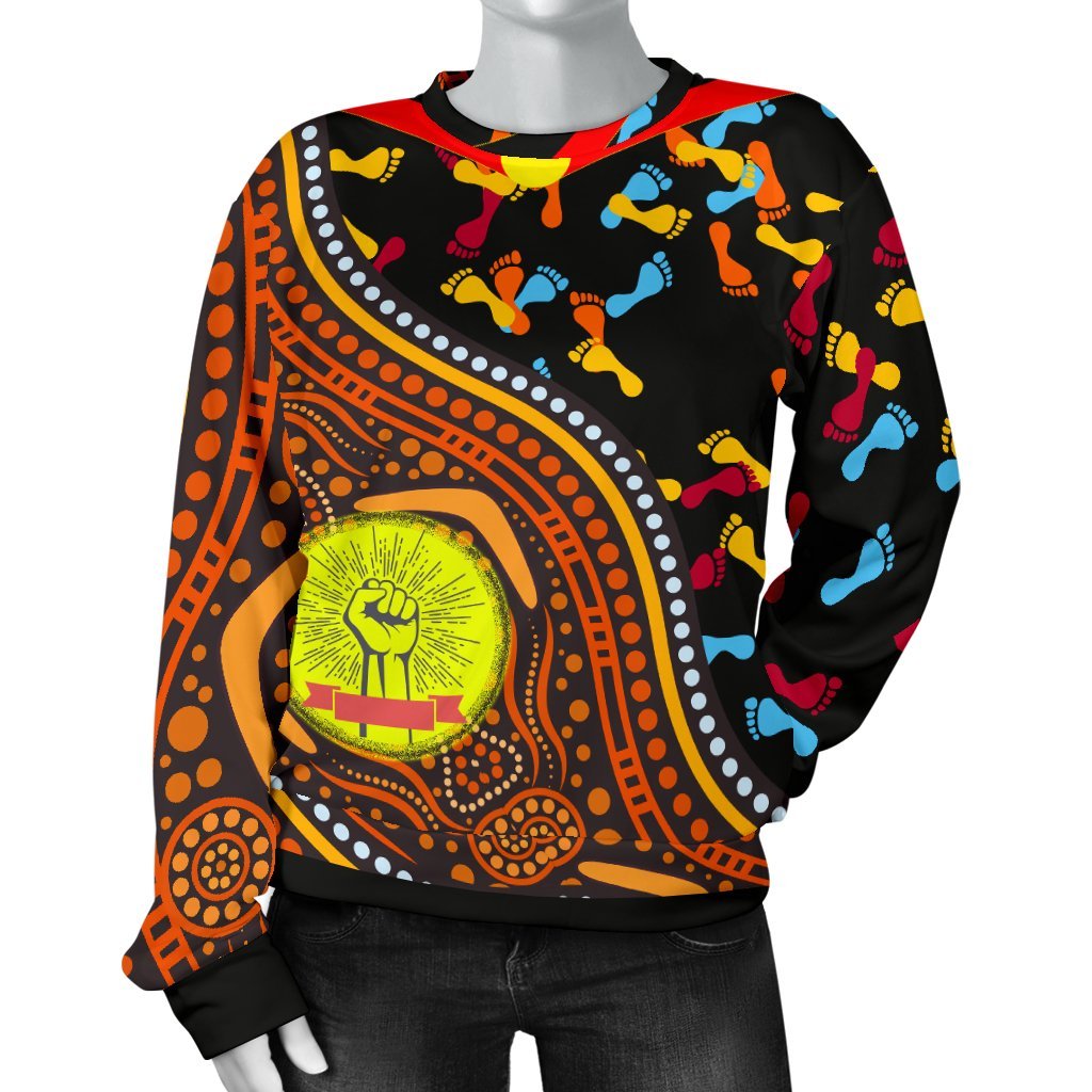 womens-sweaters-aboriginal-style-flag-dot-painting