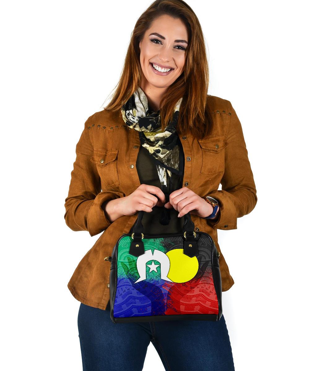 Aboriginal Shoulder Handbag , Australia Naidoc Week Indigenous Flag Style - Vibe Hoodie