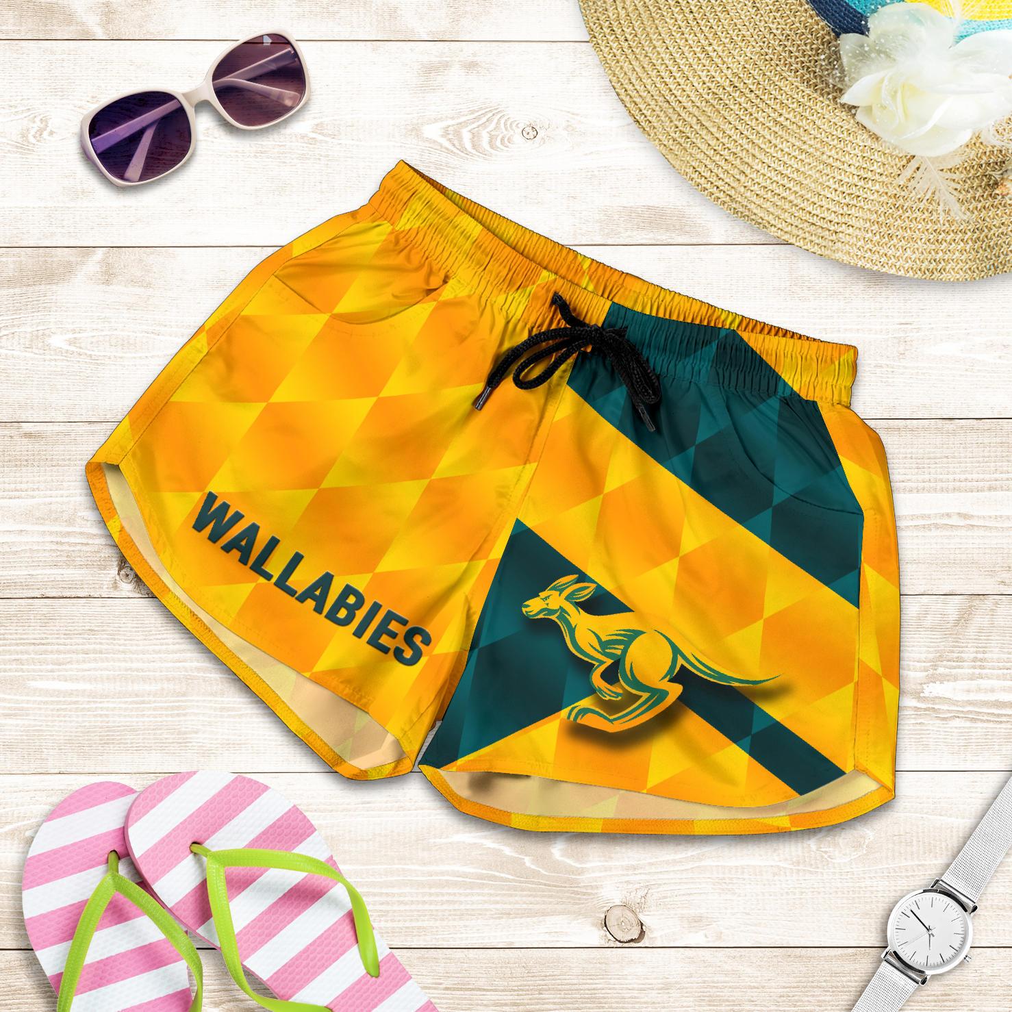 Wallabies Women Shorts Sporty Style - Vibe Hoodie