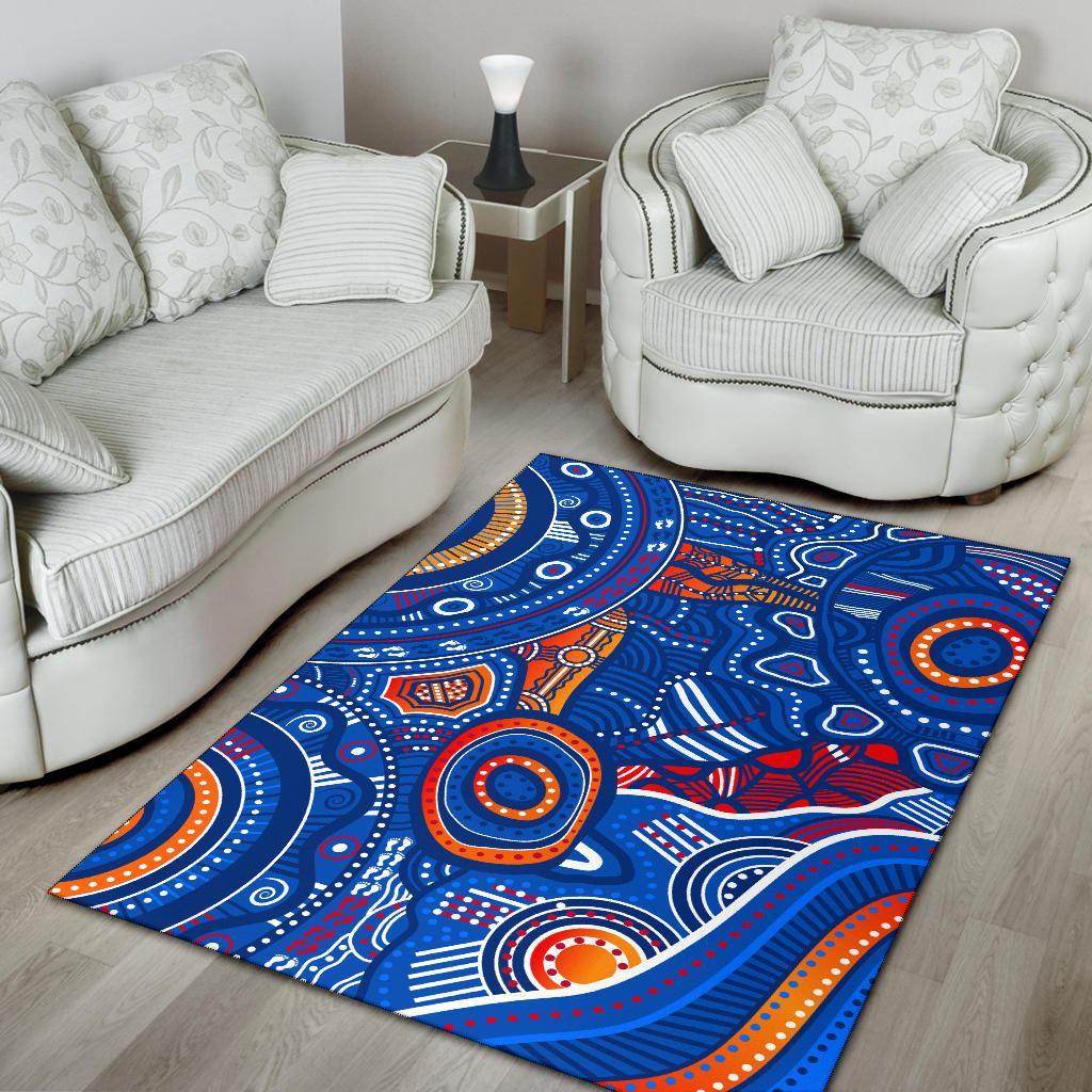 aboriginal-area-rug-indigenous-footprint-patterns-blue-color