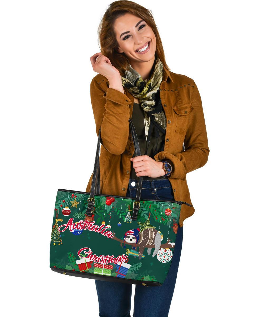 christmas-leather-tote-bag-green-merry-christmas