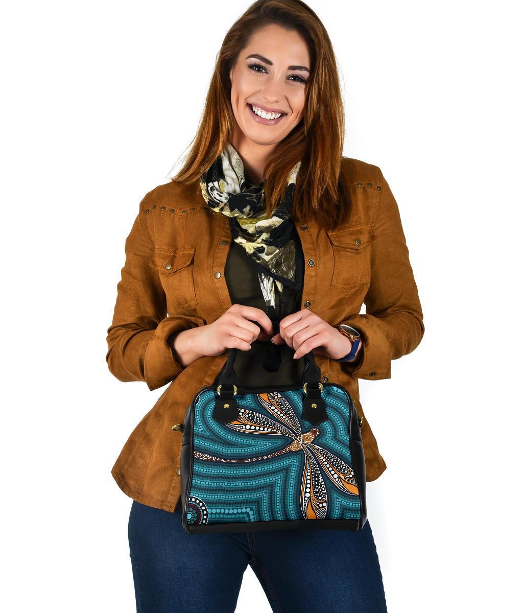 Shoulder Handbag - Indigenous Dragonfly - Vibe Hoodie