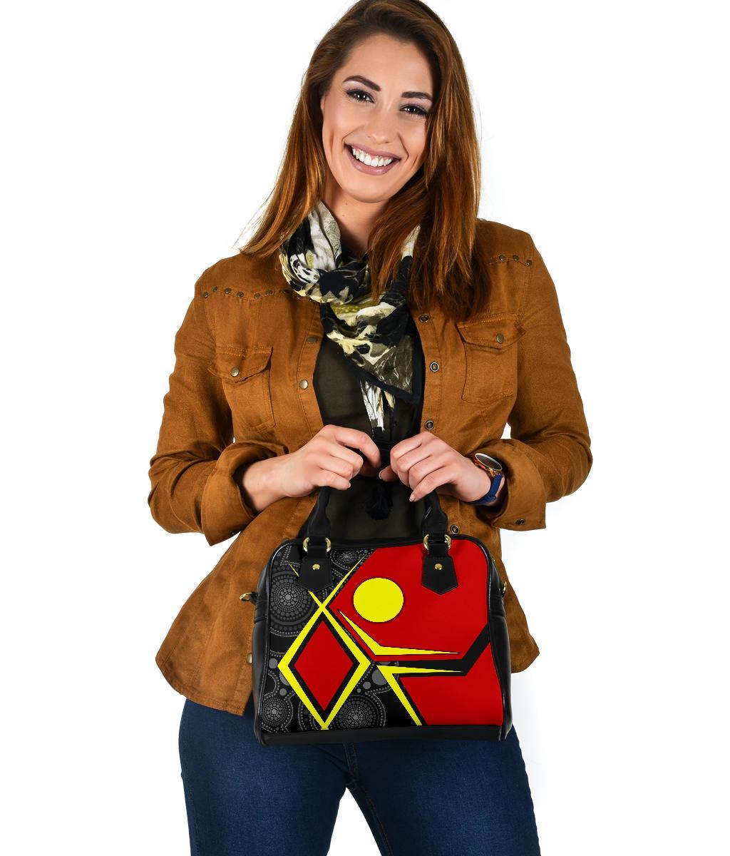 Aboriginal Shoulder Handbag - Indigenous Legend - Vibe Hoodie