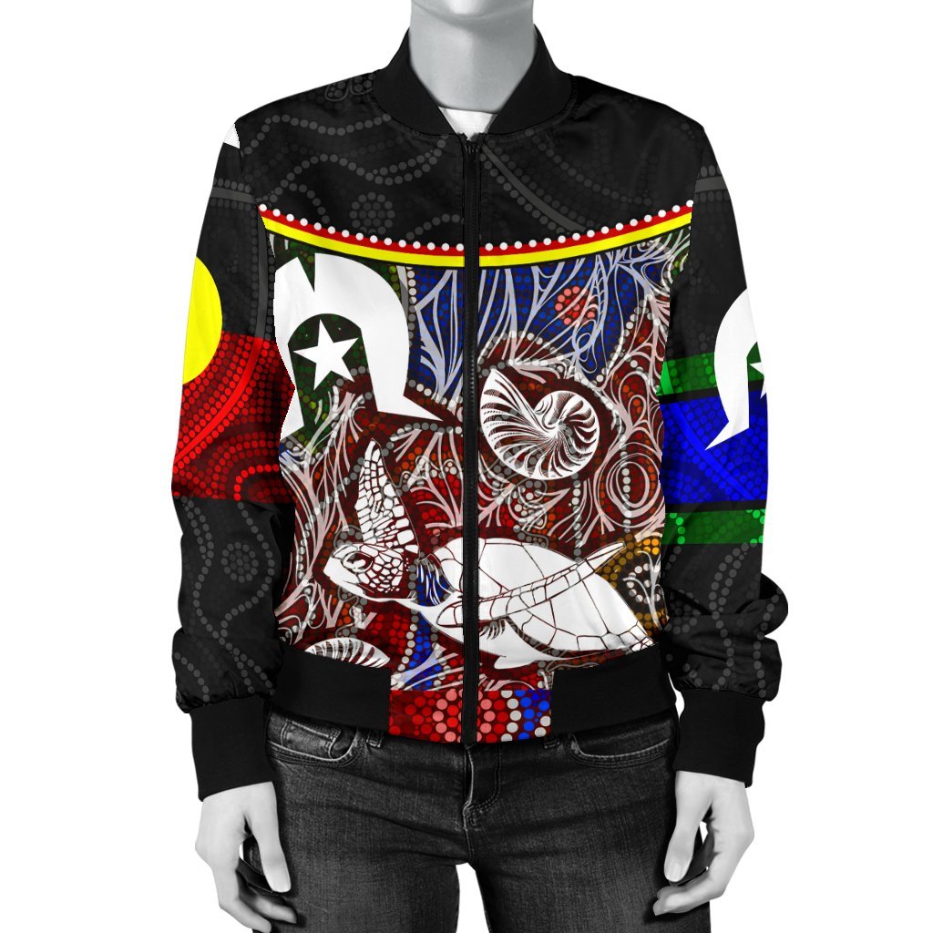 womens-bomber-jacket-aboriginal-dot-in-naidoc-week-style