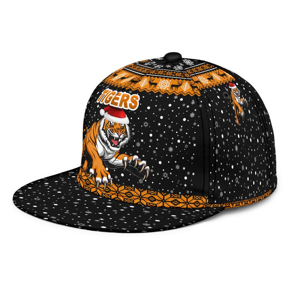 wests-christmas-snapback-hat-tigers-unique-vibes-black