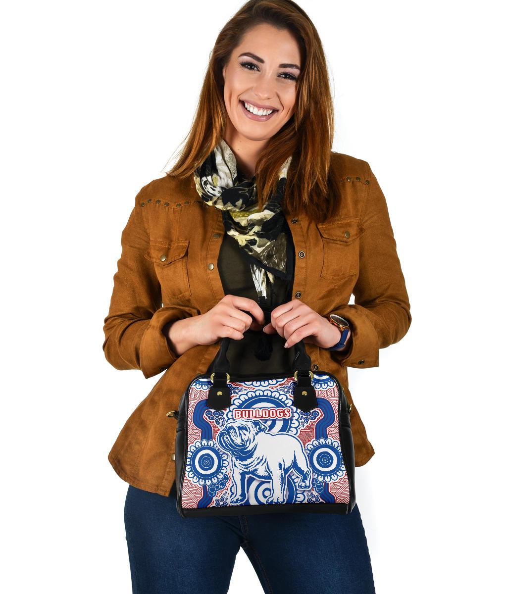 Western Shoulder Handbag Bulldogs Simple Indigenous - Vibe Hoodie