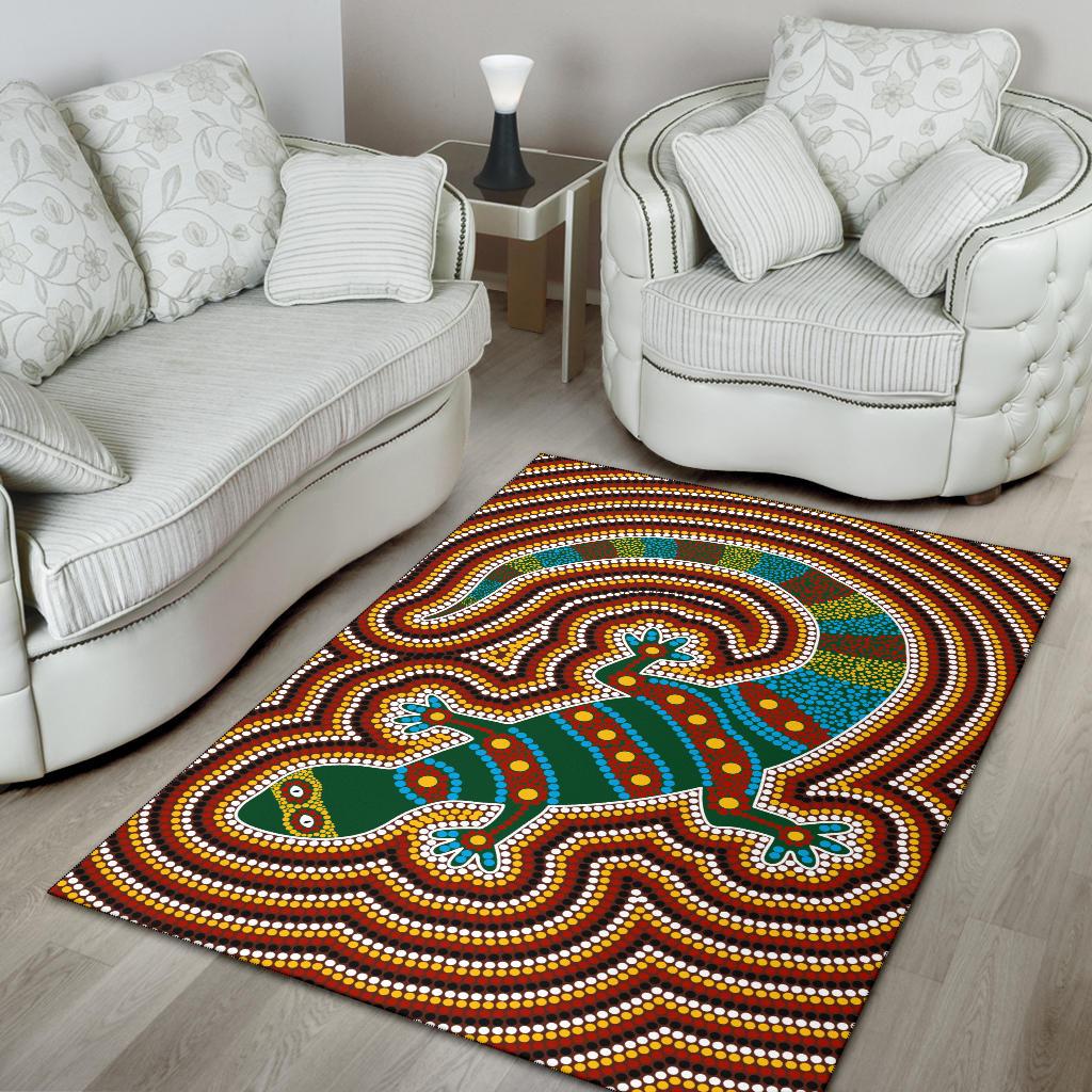 aboriginal-area-rug-lizard-dot-painting-patterns