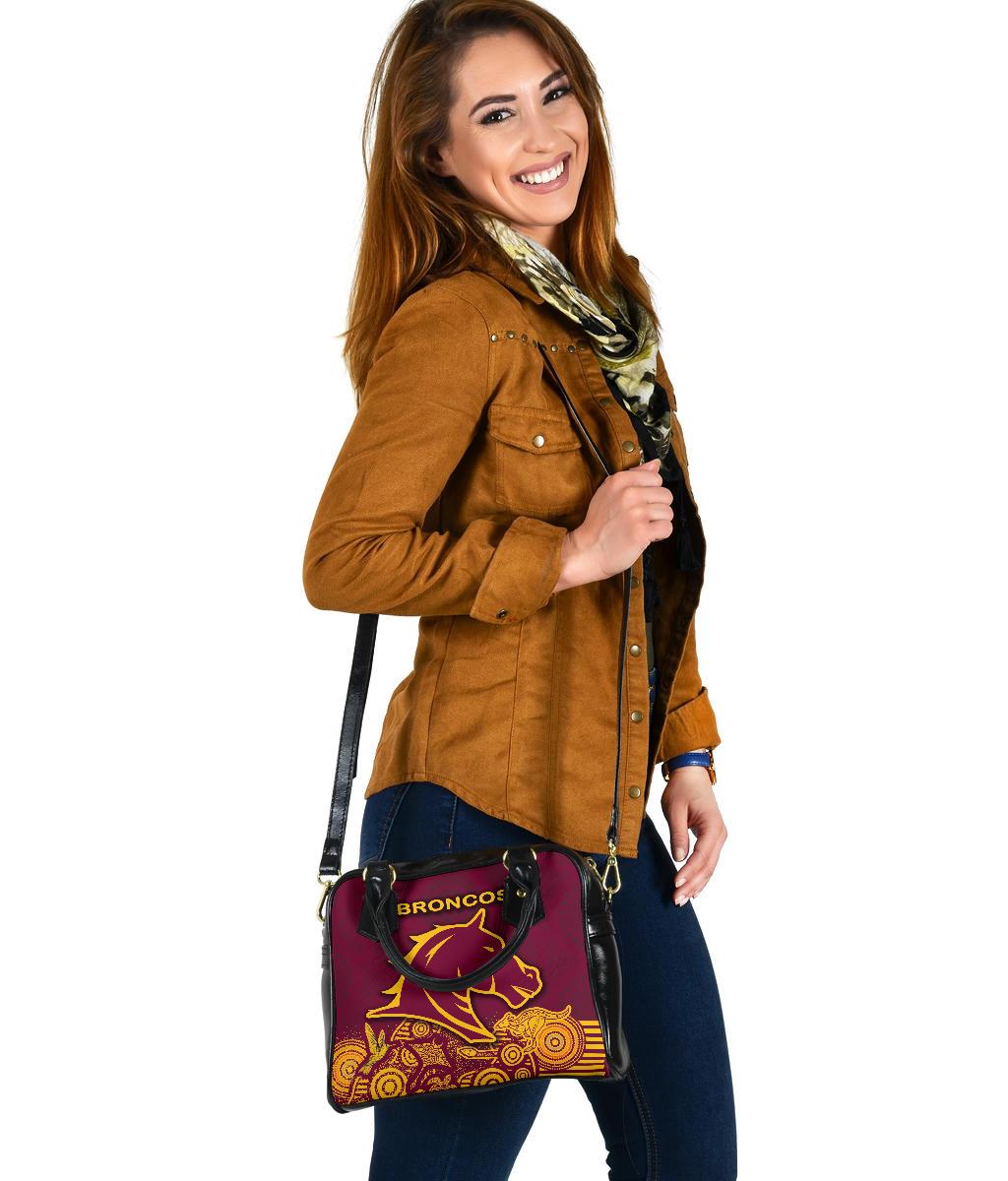 Brisbane Shoulder Handbag Broncos Indigenous - Vibe Hoodie