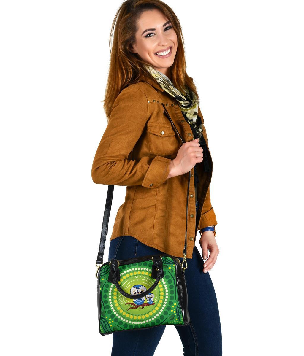 Shoulder Handbag - Indigenous Owl - Vibe Hoodie