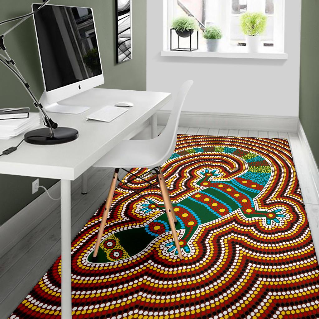 aboriginal-area-rug-lizard-dot-painting-patterns